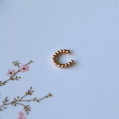İnce Minimal Earcuff Sıkıştırmalı Kıkırdak Küpesi