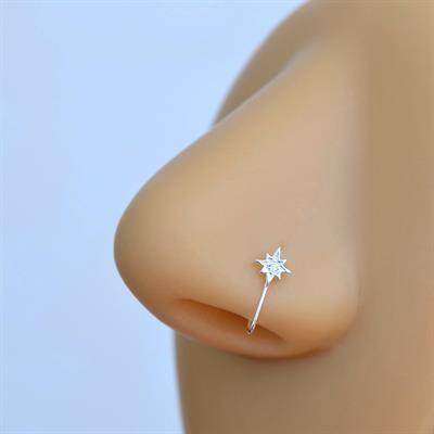 Kuzey Yıldızı Model Sıkıştırmalı Gümüş Hızma Kuzey Yıldızlı
