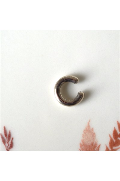 Silver Renk Delik Gerektirmeyen Düz Earcuff Kıkırdak Küpesi