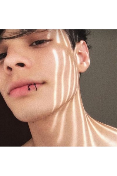 Siyah Renk Cerrahi Çelik Spiral Piercing Kulak Dudak Burun Kaş Kıvrımlı Piercing