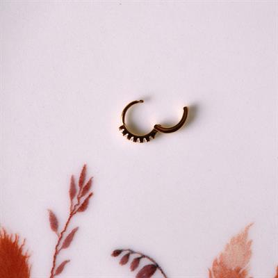 Taşlı Halka Piercing Tragus Helix Daith Anti Tragus Kıkırdak