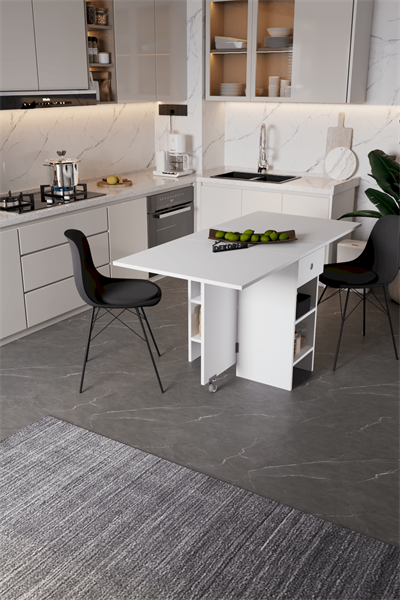 DF01102B Pratik Katlanır Masa Mutfak ve Yemek Masası