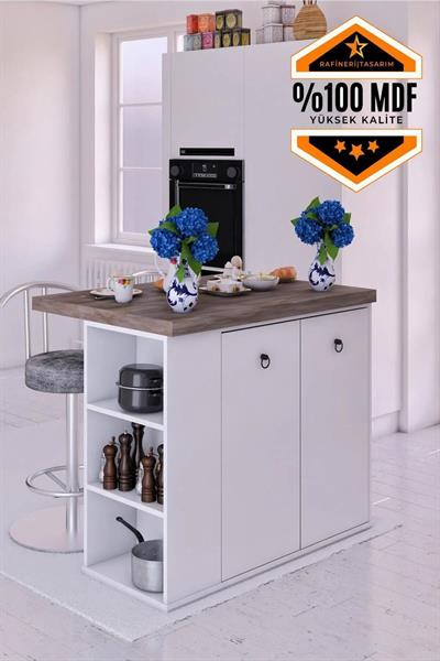 DF01112GD MDF Mutfak Adası Mutfak Dolabı Ada Mutfak