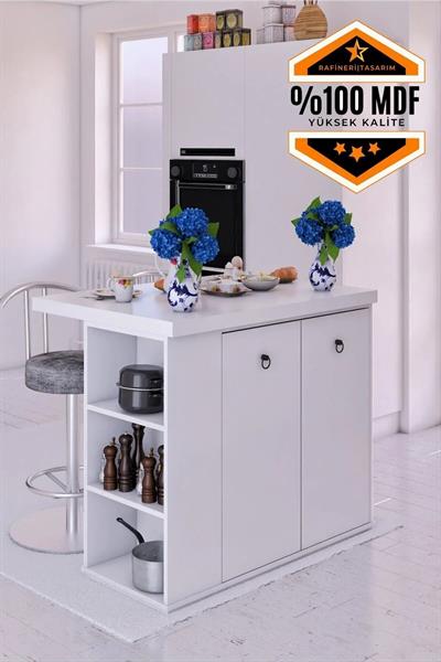 DF01112B MDF Mutfak Adası Mutfak Dolabı Ada Mutfak