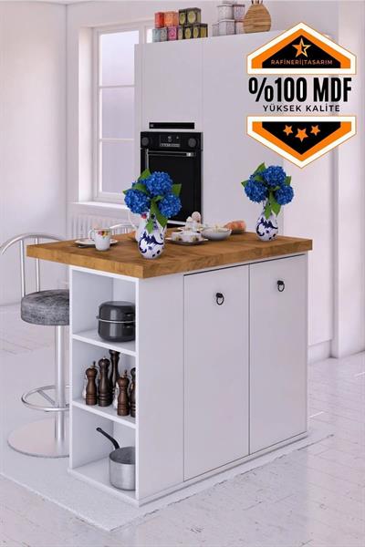 DF01112BR MDF Mutfak Adası Mutfak Dolabı Ada Mutfak