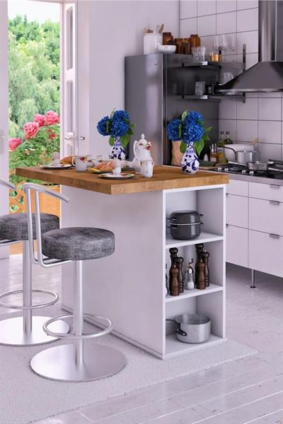 DF01112BR MDF Mutfak Adası Mutfak Dolabı Ada Mutfak