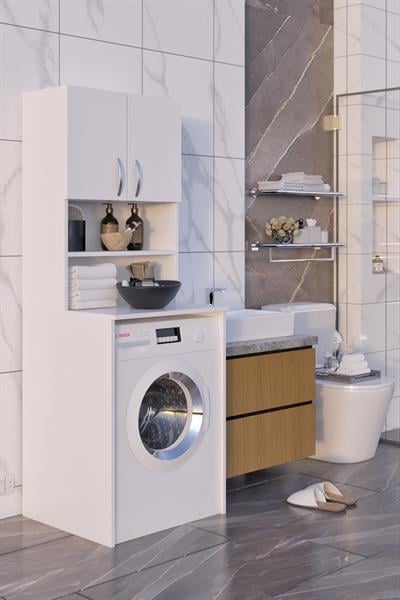 DF03106B Çamaşır Makinesi Dolabı Banyo Dolabı