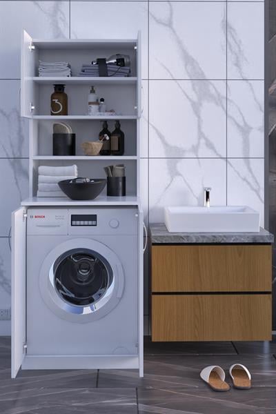 DF03101B Çamaşır Makinesi Dolabı Banyo Dolabı