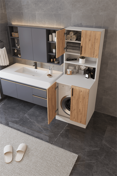 DF03101KAC Çamaşır Makinesi Dolabı Banyo Dolabı