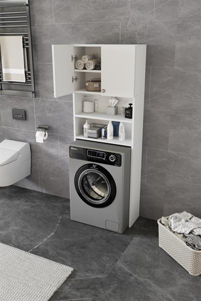 DF03103B Çamaşır Makinesi Üstü Düzenleyici Dolap