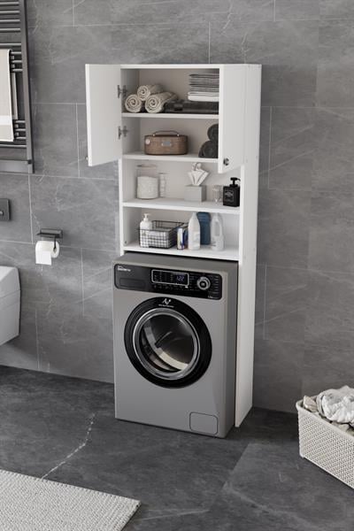 DF03103B Çamaşır Makinesi Üstü Düzenleyici Dolap