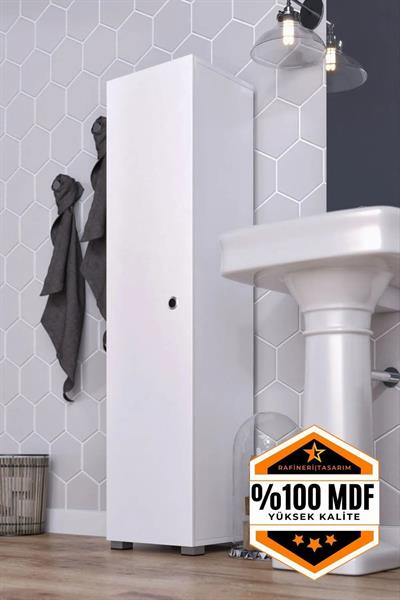 DF16105B Çok Amaçlı Banyo Dolabı Banyo Boy Dolap