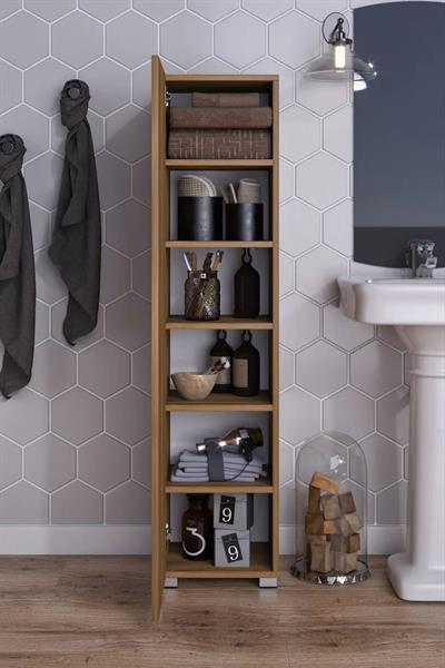 DF16105BR Çok Amaçlı Banyo Dolabı Banyo Boy Dolap