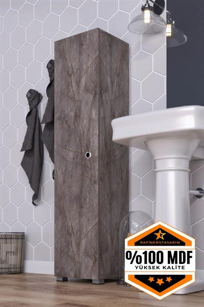 DF16105GD Çok Amaçlı Banyo Dolabı Banyo Boy Dolap