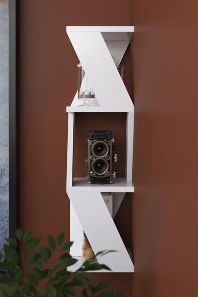 DF05106B Köşe Raf Duvar Rafı Dekoratif Raf