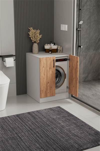 DF03107KAC Kapaklı Çamaşır Makinesi Dolabı Çamaşır Alt Modül