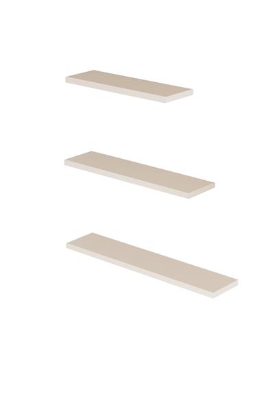 DF05102B 3lü Dekoratif Raf Duvar Rafı