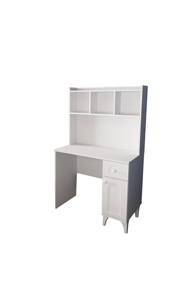 DF09106B Çekmeceli Kapaklı Kitaplıklı Çalışma Masası Bilgisayar Masası