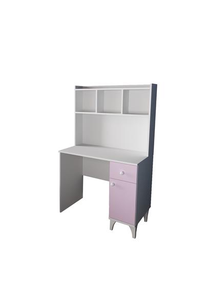 DF09107KP Çekmeceli Kapaklı Kitaplıklı Çalışma Masası