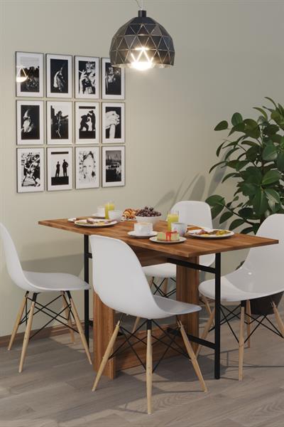 DF01101BR Pratik Katlanır Masa Mutfak ve Yemek Masası