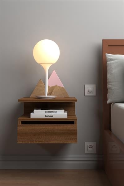 DF12101 Duvara Monte Yatak Odası Başucu Komodin