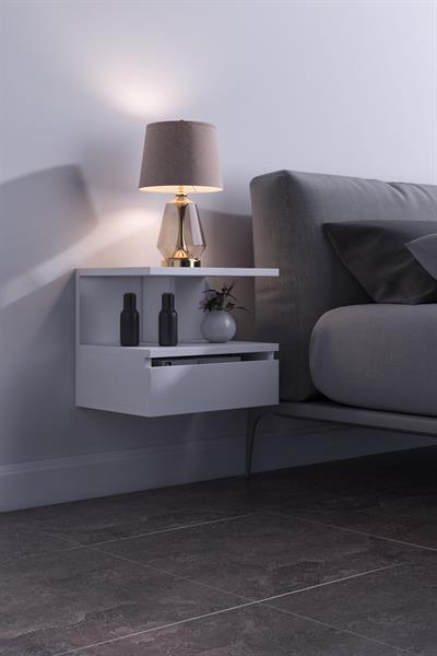 DF12101 Duvara Monte Yatak Odası Başucu Komodin