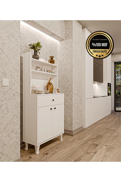 DF14102B Kahve Köşesi Çok Amaçlı Mutfak Dolabı