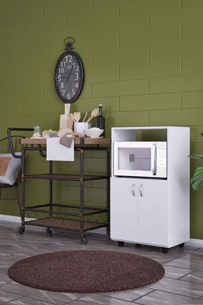 DF15101B Kapaklı Mikro Dalga Dolabı Çok Amaçlı Mutfak Dolabı