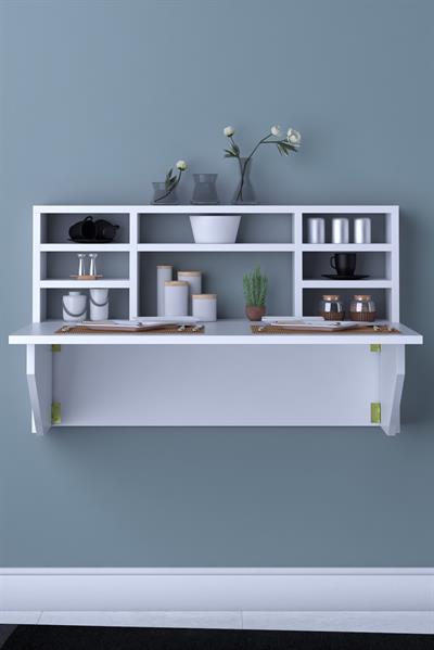 DF01104B Pratik Duvara Monte Katlanır Masa Mutfak ve Yemek Masası