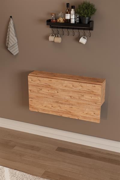 DF01105AC Pratik Duvara Monte Katlanır Masa Mutfak ve Yemek Masası