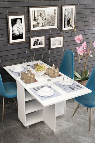 DF01107B Pratik Katlanır Masa Mutfak ve Yemek Masası