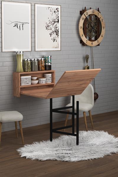 DF01106AC Pratik Duvara Monte Katlanır Masa Mutfak ve Yemek Masası