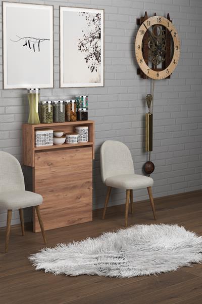 DF01106AC Pratik Duvara Monte Katlanır Masa Mutfak ve Yemek Masası