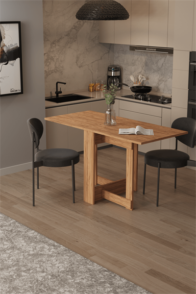 DF01109AC Pratik Katlanır Masa Mutfak ve Yemek Masası