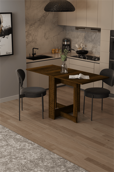 DF01109BR Pratik Katlanır Masa Mutfak ve Yemek Masası