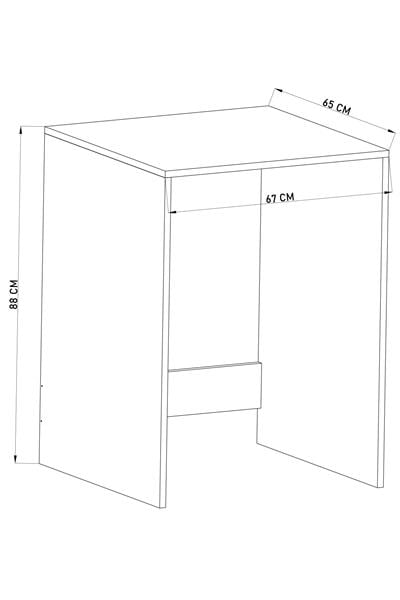 DF03104B Banyo Dolabı Çamaşır Kurutma Makinesi Dolabı Alt Dolap