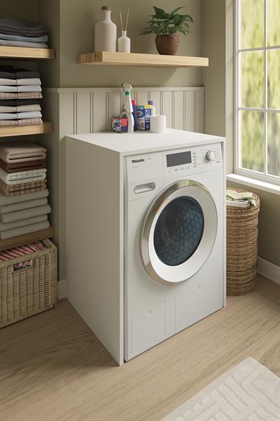 DF03104B Banyo Dolabı Çamaşır Kurutma Makinesi Dolabı Alt Dolap