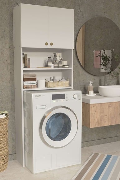 rio çamaşır makinesi dolabı çamaşır makinesi üstü düzenleyici dolap çok amaçlı dolap