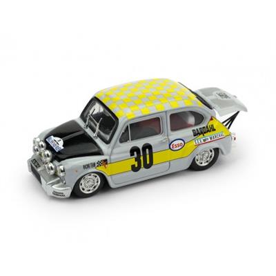 Brumm - Fiat 600 Abarth 1000 Gr.2 30 Rally de Rouen 1969 Winner Ficol - Beurdeni 1:43