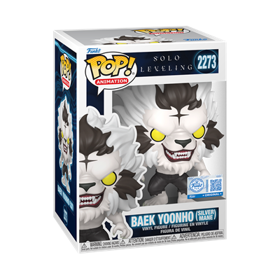 Funko Pop! Solo Leveling - Baek Yoonho (Silver Mane) Vinyl Figure #2273