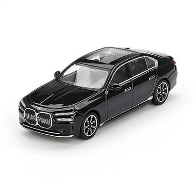 Mini GT - BMW i7 eDrive50 Black Sapphire - Blister Paket MGT00802-BL 1:64