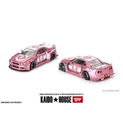 Mini GT Kaido Works - Nissan Skyline GT-R (R34) Kaido Racing Factory V1