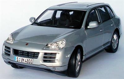 Norev Porsche Cayenne S (2007) Kristal Gümüş Metalik Diecast Model Araba (Porsche-Werbemodell) 1:18 