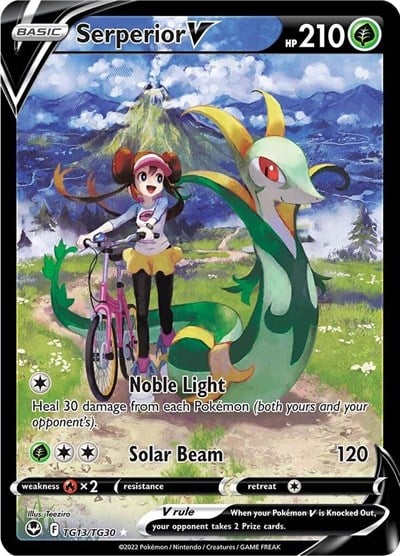 Pokemon Silver Tempest - Serperior V #TG13