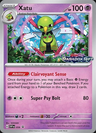 Xatu - SVP Black Star Promos #059
