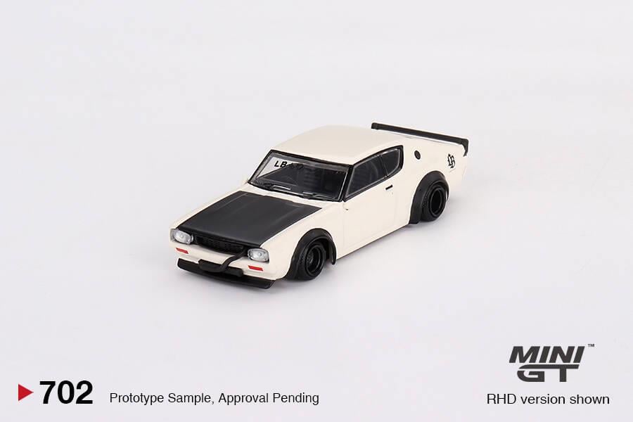 MINIGT LBWK Nissan GT-R Advan,White セット MINIGT LBWK Nissan GT-R Advan,White セット