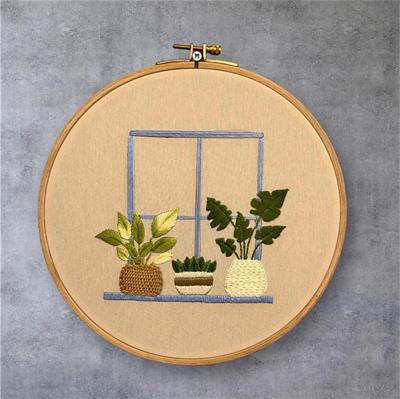 BOTANİK NAKIŞ PANO-Pencere