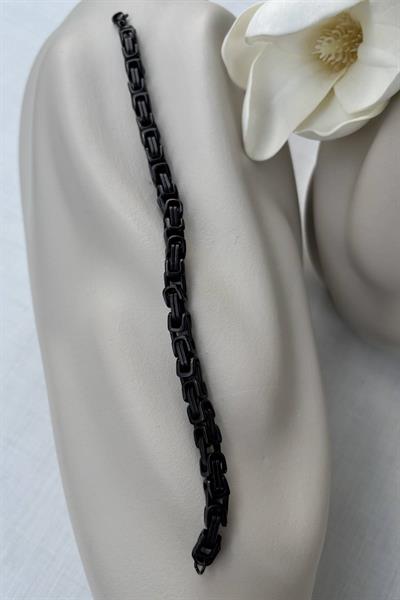 316 L Çelik Erkek Siyah Legend Bileklik