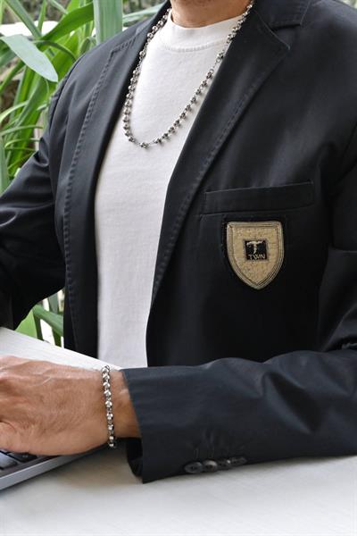 316 L Çelik Erkek Topçuk Kolye