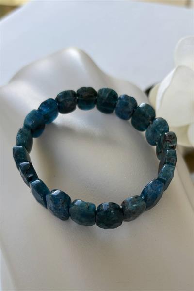 Çakra Apatit  Doğal Taş Bileklik
